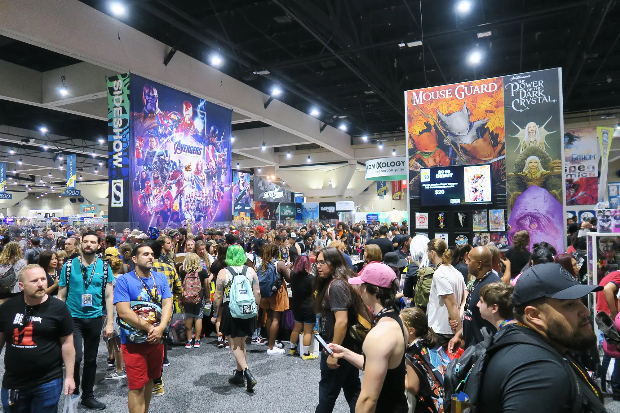 Crowded San Diego Comic-Con convention floor filled with fans, showing how fandom is the new marketing in entertainment culture.