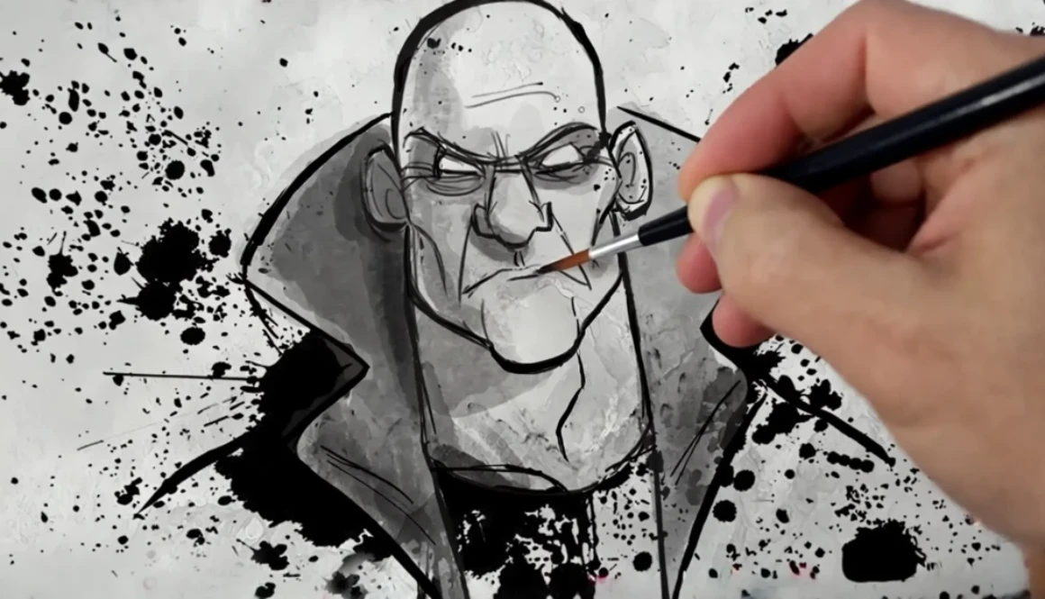 Artist’s hand painting an original illustration, representing owning your own intellectual property