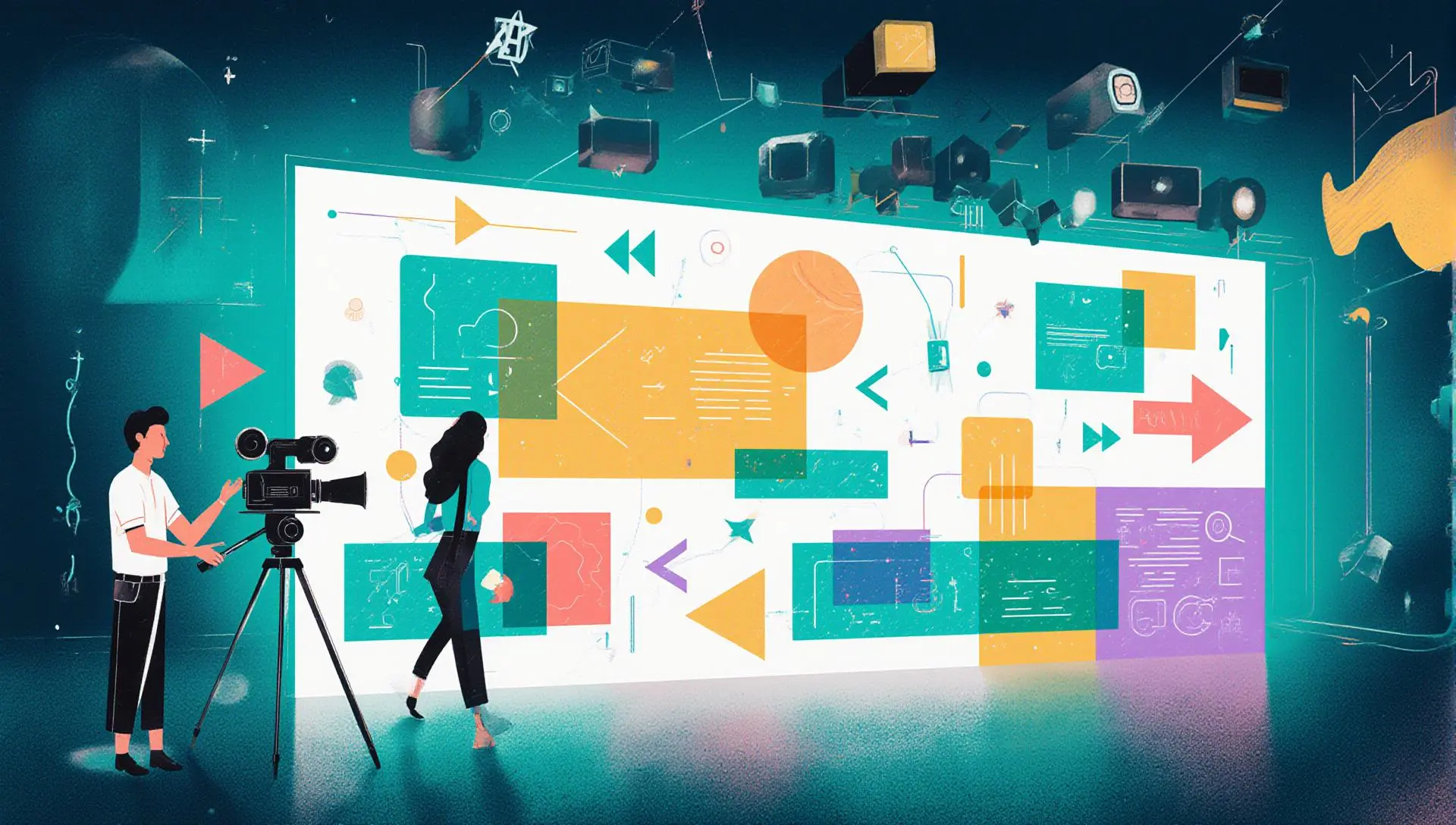 virtual production LED wall stage illustrating the future of film and television production