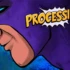 Superhero profile illustration with comic-style “PROCESSING…” lettering, featured in WonderCon 2026 coverage