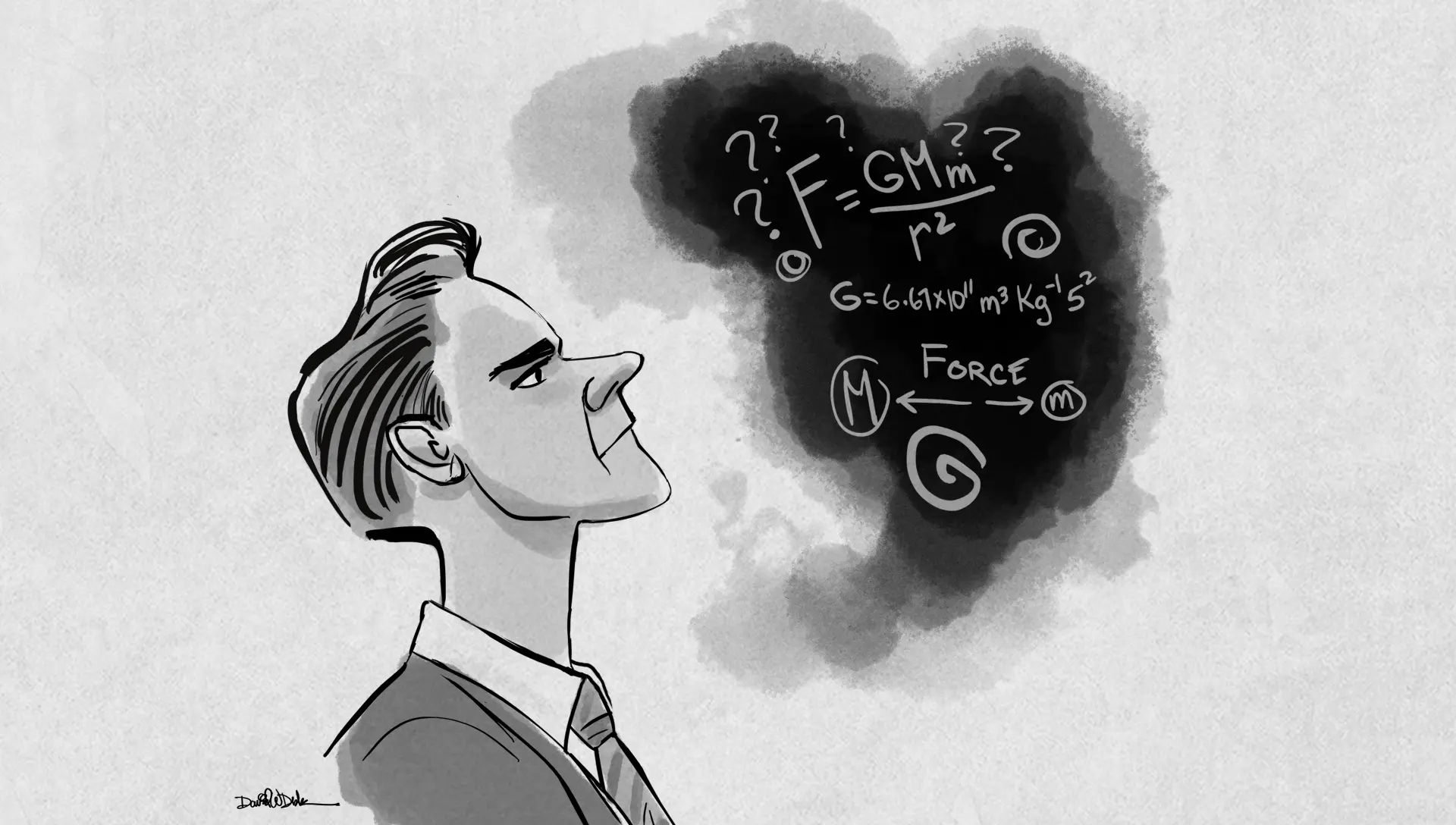 AI in business workflows represented by a scientist analyzing complex systems