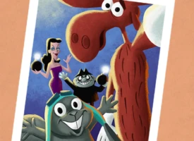 Rocky and Bullwinkle internet-era storytelling comparison