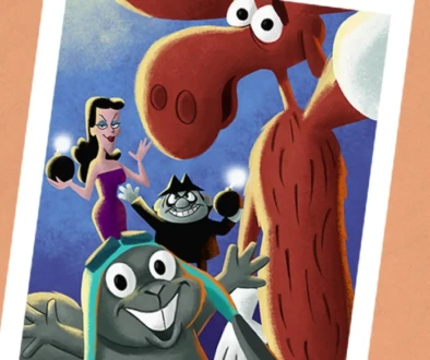 Rocky and Bullwinkle internet-era storytelling comparison