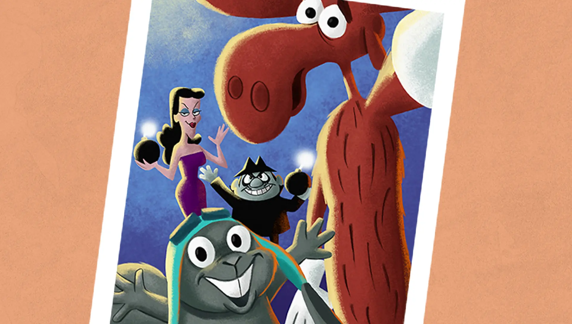 Rocky and Bullwinkle internet-era storytelling comparison