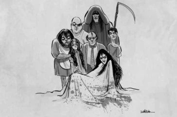 short films that became movies ink illustration of monsters