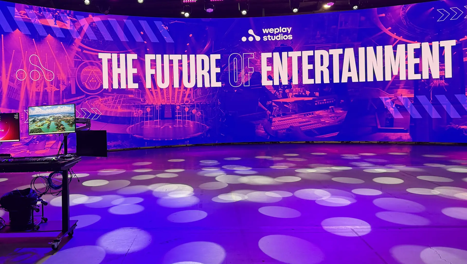 Branded entertainment audience experience at a live cultural event